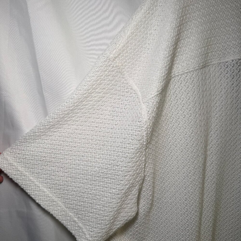Goodfellow & Co. XXL White Camp Shirt - Picture 4 of 4